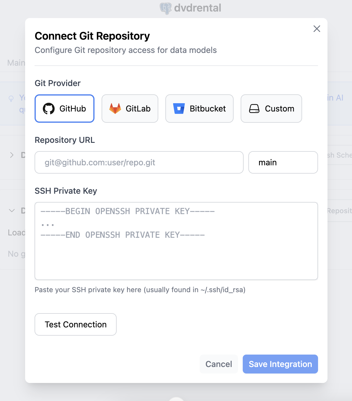 Bitbucket Integration